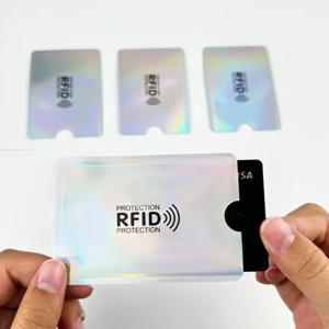 16Pcs 도난 방지 카드 커버 자기장 방지 보호 커버 RFID 카드 커버 자기장 방지 차폐 신호
