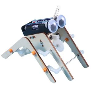 걷는 거미 로봇 생체공학 DIY 조립 모델 과학 기술 교육 실험 키트 나무 STEM 퍼즐