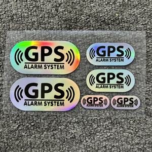 반사 레이저 GPS 경보 시스템 오토바이 스티커 방수 DIY 자동차 창문 측면 후면 유리 장식 비닐 스티커
