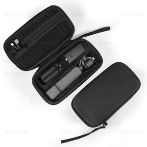 DJI OSMO Pocket 3/4/Xtra Muse 액세서리용 휴대용 케이스 여행용 파우치 보관 가방 핸드 스트랩이 있는 EVA 쉘 카메라 보호대