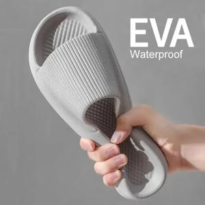 미끄럼 방지 EVA 소프트 솔 마사지 샤워 슬리퍼 여성 남성 커플 방수 홈 레저 패션 욕실 슬리퍼