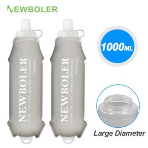 800ML 1000ML TPU 야외 스포츠 병 접이식 소프트 플라스크 물병 러닝 캠핑 하이킹 자전거 피트니스 물 주머니