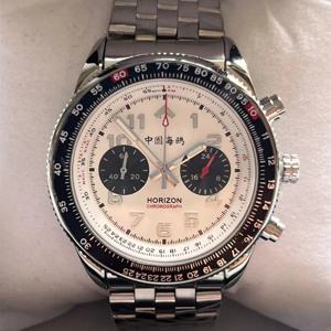 새로운 비즈니스 42mm 중국 항공 크로노그래프 1963 남성용 시계 파일럿 방수 캔버스 패션 독특한 군용 쿼츠 손목시계