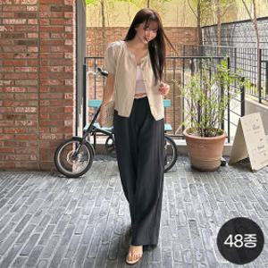 (24+10%) 다온샵 단독선런칭/텐셀진/부츠컷청바지/와이드팬츠/슬랙스/빅사이즈~3XL/반바지