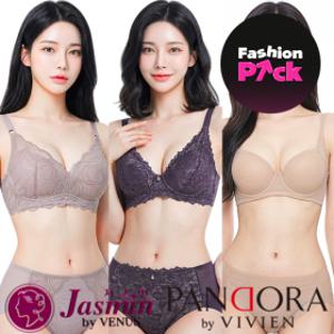 (패션픽)(24%쿠폰) 비너스 브라 팬티 세트 A~G 컵 여성 속옷 노와이어 빅사이즈 브래지어 B C D E F 비비안