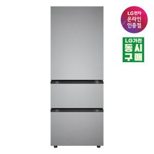 혜택가 133만원대 LG 디오스 오브제 김치톡톡 Z330MPSF11 스탠드형 김치냉장고 327L 냉장고 (동시구매)