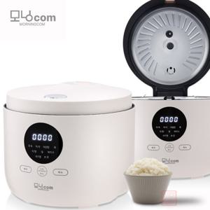 모닝컴 대용량 3L 건강 저당밥솥 24시간 전기 보온 기능 웰빙 전기밥솥 멀티 쿡 논스틱코팅 내솥 밥솥