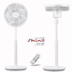 프리미엄 3D입체회전 BLDC 저소음 리모컨 스탠드 선풍기 12단계풍속 8시간타이머 좌석용 사무실 가정용