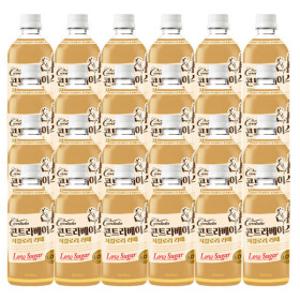 칸타타 콘트라베이스 콜드브루 저칼로리 라떼 500ml 24pet 콜드브루 커피/ 블랙커피/ 대용량 커피/ 커피음료
