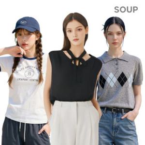 (20+15%무배)최대35% 숲X비지트인뉴욕 얼리썸머 베스트 티셔츠/가디건/블라우스/원피스 외 최대할인~90%