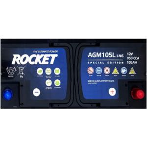 로켓트 AGM105L 자동차 배터리 차량용 배터리 싼타페 제네시스 쏘렌토 카니발 스팅어 SM7