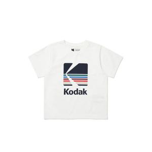 [코닥어패럴] 레인보우 소로나 반팔티셔츠 키즈 WHITE