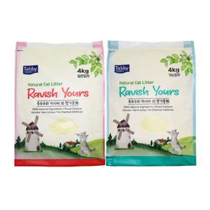 테비 라유 카사바 모래 4kg x 4개 , 2종