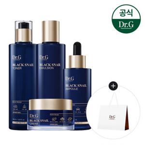 닥터지 블랙 스네일 프레스티지 4종 풀 기초 세트 (증)닥터지 쇼핑백(중)