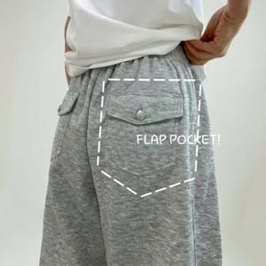 [숏/롱기장] UNISEX 와이드 조거 트레이닝팬츠 옆절개 밴딩 스트링 롱팬츠 커플 남여공용 사계절 데일리 빅사이즈 바지