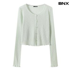 [BNX]데일리 썸머 프릴 긴팔 가디건 (BY2CD016L0)