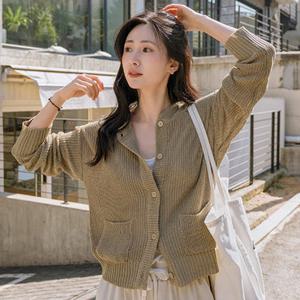 [저스트원] 올리 포켓 후드가디건