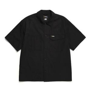 [백화점][내셔널지오그래픽] N242MSH020 코튼 포켓 반팔 셔츠 CARBON BLACK N242MSH020198