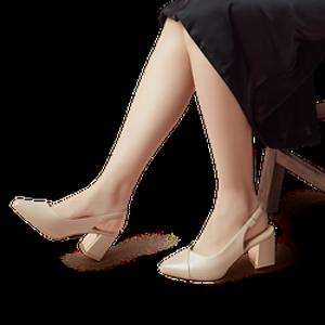 엘칸토 마쯔 여성 슬림 스틸레토 슬링백 6.5cm LCWO02M313