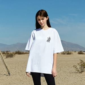 플루크 캠프 메시지 피그먼트 반팔 티셔츠 FST737 / 4color W
