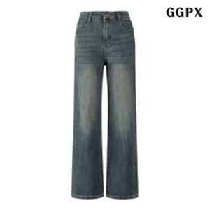 [GGPX]데님 와이드 워싱 롱 팬츠(GPCTA003D)