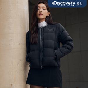 [디스커버리] 여성 픽토르U 구스다운 경량패딩 (BLACK) DWDJ8P056-BKS