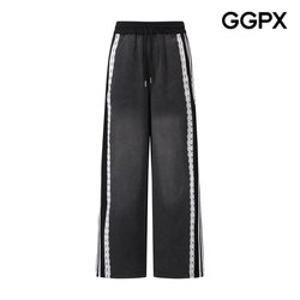 [백화점]GGPX  사이드 레이스 라인 데님 밴딩 팬츠 GPBPT015F