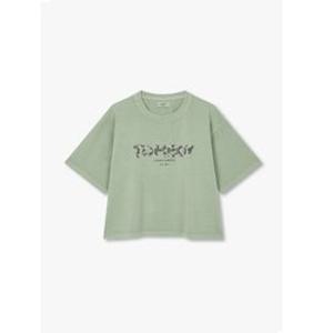 [백화점][톰보이]TOMBOY 레터링 크롭 반팔 티셔츠9176322972