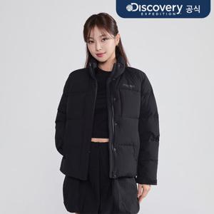 [디스커버리] 여성 레스터G 하이넥 구스다운 숏패딩 (BLACK) DWDJ64056-BKS