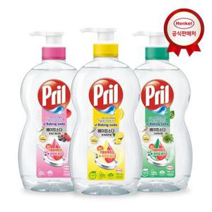[헨켈]헨켈 주방세제 프릴 베이킹소다/맑은식초 700ml(용기) x 3개