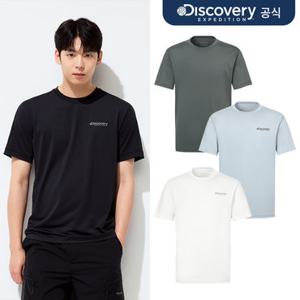 [디스커버리] 남성 절개 기능성 반팔티셔츠 4종 택1 DMRS6A053-SET