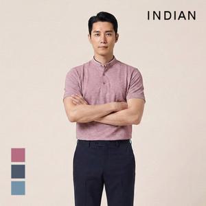 [INDIAN] 린넨혼방 차이나 티셔츠_MIUAS3M2161