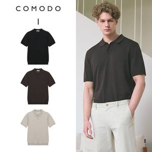 코모도 26SS 남성 썸머 비스코스 반팔니트 3종 세트