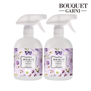 [P] 부케가르니 섬유탈취제 화이트머스크향 500ml x2개