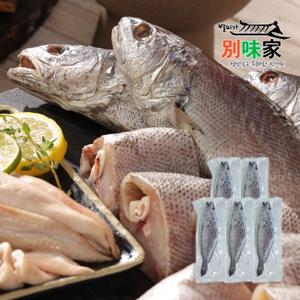 [별미가] 남해별미 담백한 임금님 건강식 국내산 반건조 통민어 400g x 5미