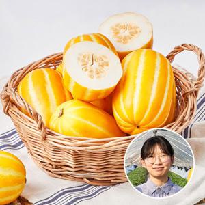 달콤한 성주 꿀 참외 3kg  가정용 참외 못난이(랜덤과)