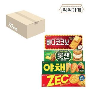 갤러리아_[씩씩가게] 롯데 비스킷 4번들 x 10ea 한박스