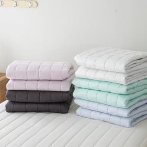 [몽쉐어] 퐁당 60수 순면 고정밴딩 침대패드 Q 5color
