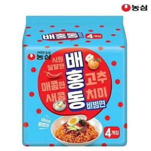 갤러리아_농심 배홍동 비빔면 137g x 4봉