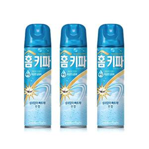 모기에어졸 홈키파 수성 무향 모기 스프레이 3개  HW8A59C9