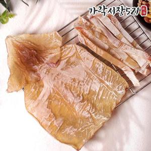 가락시장521 부드럽고 쫄깃한 프리미엄 몸통 건오징어 8-10미 400g 내외