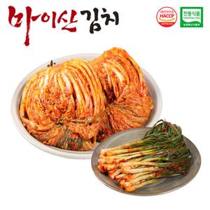 [한국농협김치] 전북 마이산김치 2종4호 포기김치3kg/파김치1kg