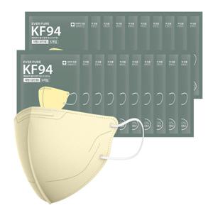 리벤스 자우버탁 에버퓨어 황사방역마스크(KF94)(베이지/대형) 100입