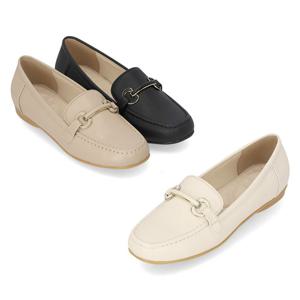 [정상가 159,000원] 엘칸토 여성 스퀘어 홀스빗 장식 로퍼 2cm LCWC23M413