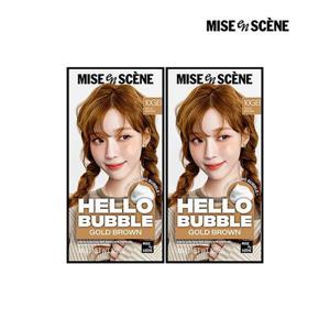 [미쟝센]미쟝센 뉴 헬로버블 10GB골드브라운 100g, 2개