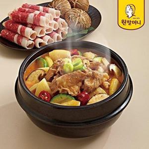 [원할머니]T 고소한 차돌 듬뿍 된장찌개 500g x 5팩