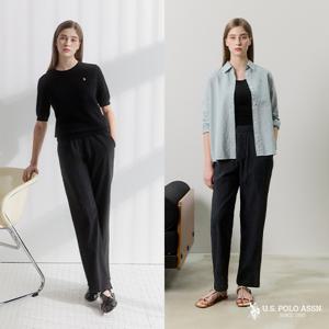 [방송에서만 앱 5%할인+앱5%적립][USPA] 26SS 여성 크리즈 팬츠 2종