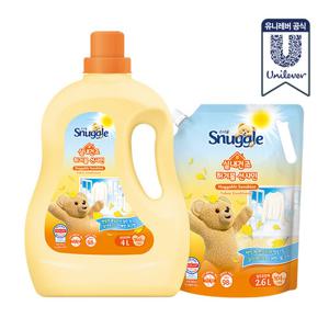 [무료배송] 스너글 섬유유연제 햇빛건조 허거블 선샤인 6.6L (4L+2.6L)