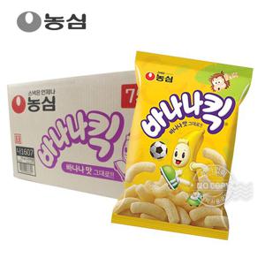 농심 박스 바나나킥 75g 20입 과자 간식 군것질