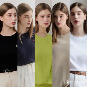 [방송에서만 앱 5%할인+앱5%적립][USPA] 26SS 여성 라운드 티셔츠 5종